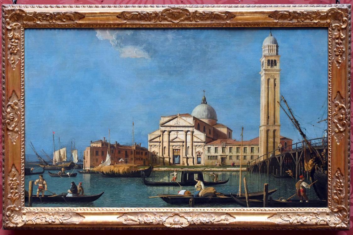 Giovanni Antonio Canal ("Canaletto") (1722–1765), San Pietro di Castello in Venedig, London, National Gallery, Saal 38, um 1730–1740