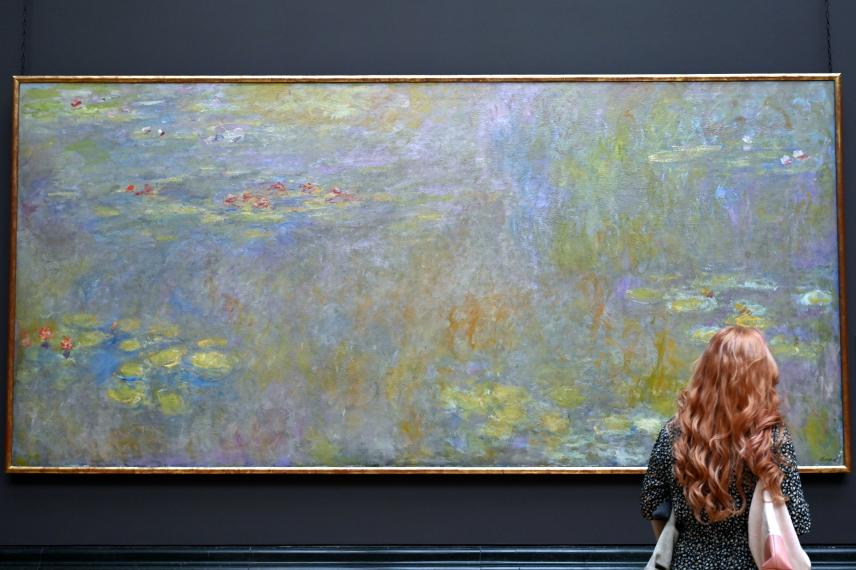 Claude Monet (1864–1925), Wasserlilien, London, National Gallery, Saal 41, nach 1916, Bild 2/3
