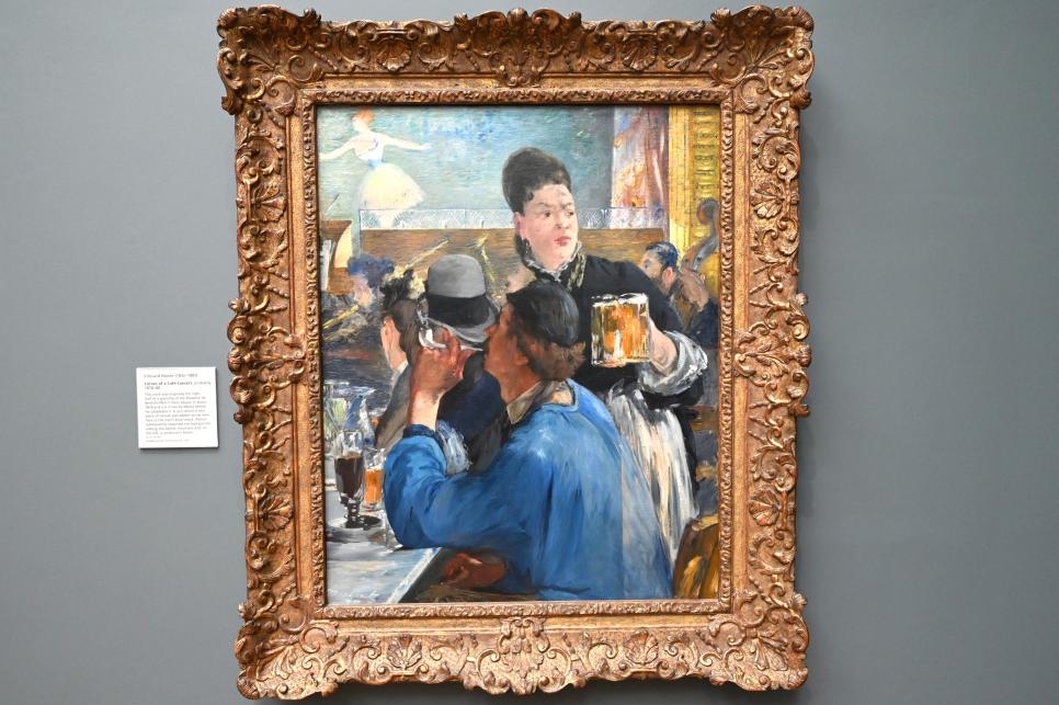 Édouard Manet (1855–1882), Ecke in einem Café-concert, London, National Gallery, Saal 44, 1878–1880