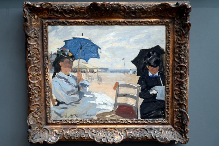 Claude Monet (1864–1925): Der Strand von Trouville, 1870