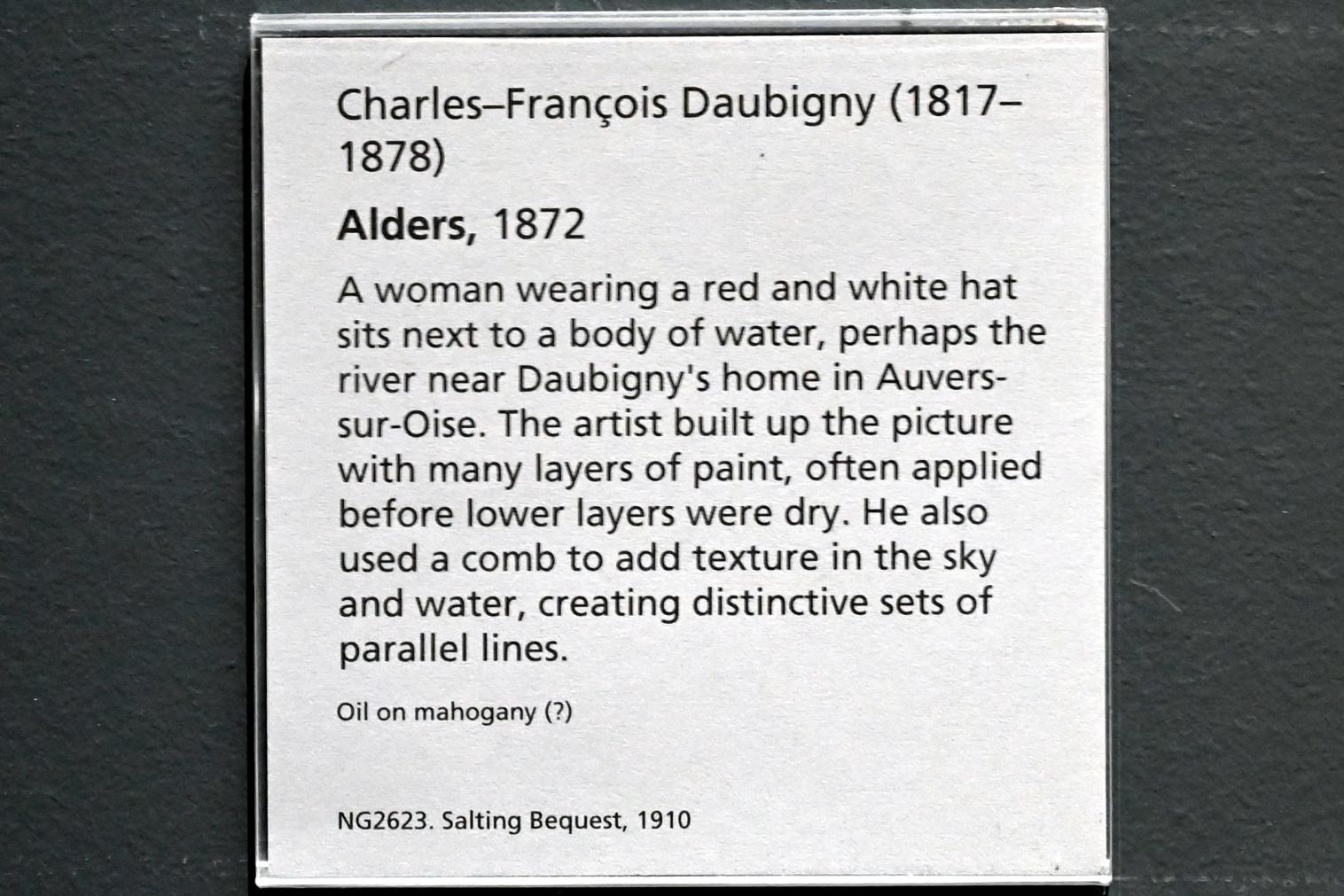 Charles-François Daubigny (1847–1876), Erlen, London, National Gallery, Saal 45, 1872, Bild 2/2