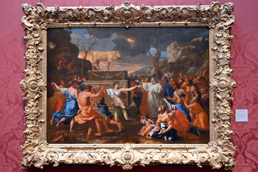 Nicolas Poussin (1624–1658): Tanz um das Goldene Kalb, 1633–1634