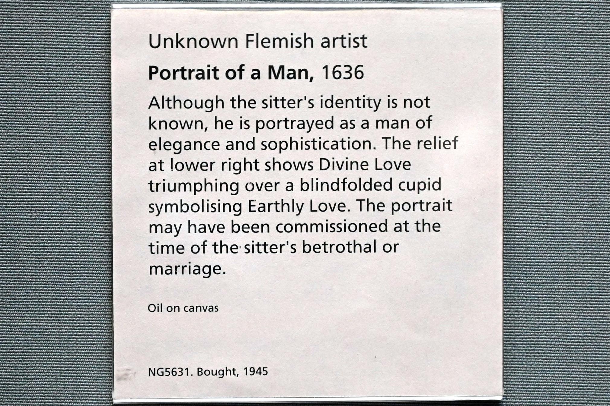 Porträt eines Mannes, London, National Gallery, Saal 20, 1636, Bild 2/2