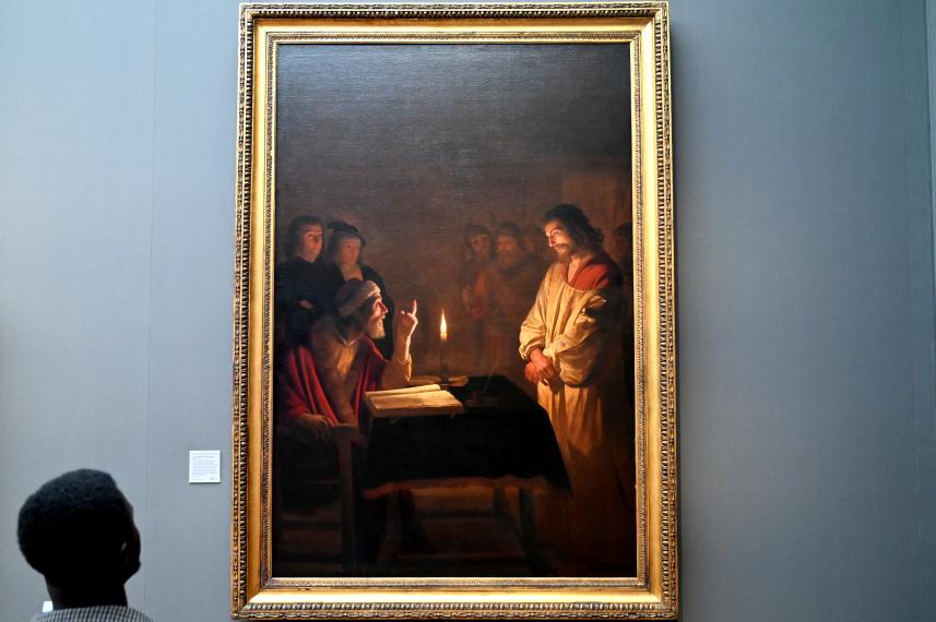 Gerrit van Honthorst (Gerard van Honthorst) (1616–1650): Christus vor dem Hohepriester, um 1617