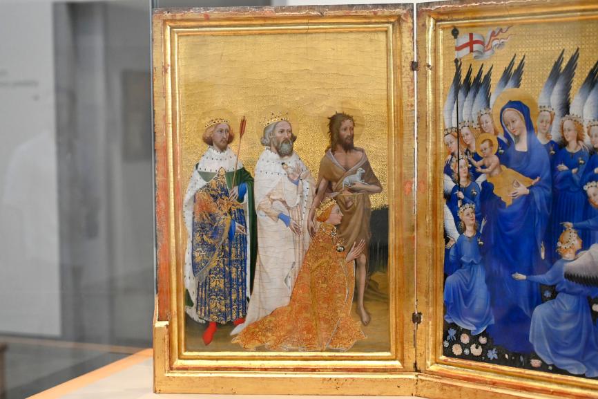 Wilton-Diptychon, London, National Gallery, Saal 51, um 1395–1399, Bild 2/7