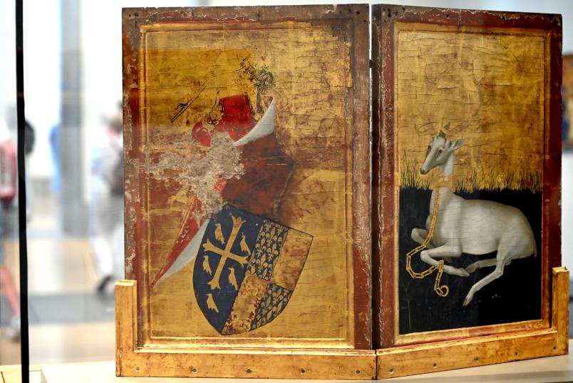 Wilton-Diptychon, London, National Gallery, Saal 51, um 1395–1399, Bild 4/7