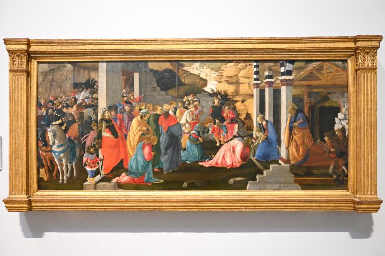 Sandro Botticelli (1462–1500): Anbetung der Könige, um 1470