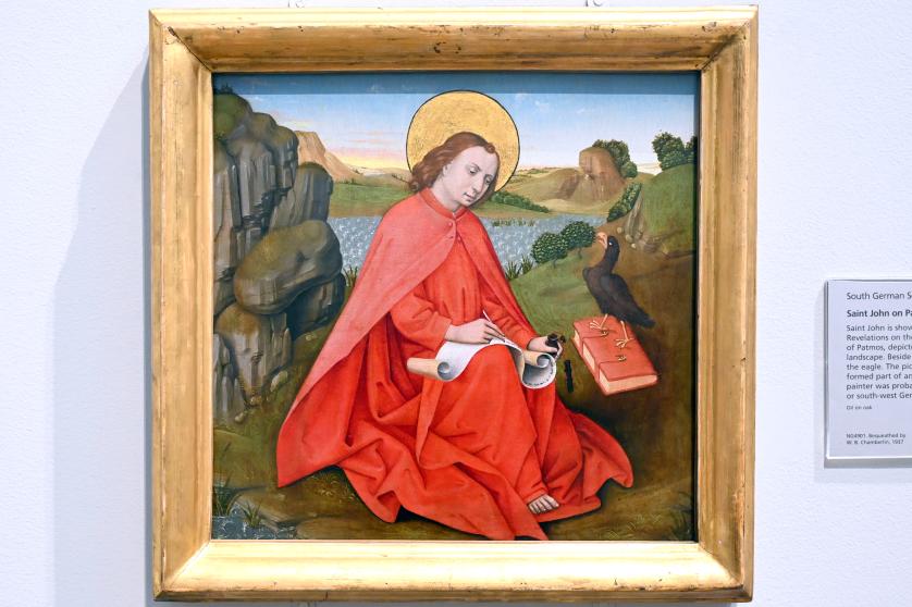 Johannes auf Patmos, London, National Gallery, Saal 65, um 1460–1470