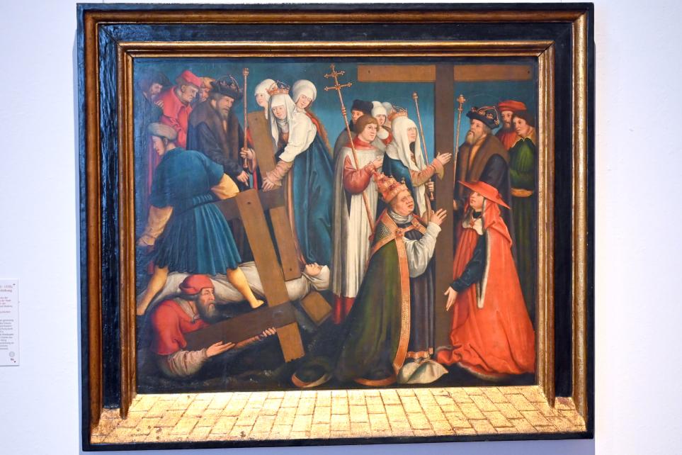 Bernhard Strigel (Werkstatt) (1507), Auffindung und Erhöhung des wahren Kreuzes, Coburg, Kunstsammlungen der Veste Coburg, Altdeutsche Malerei, 1507