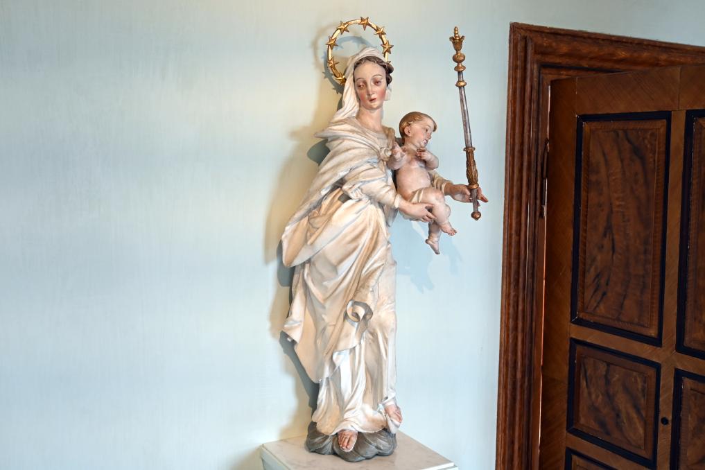 Joseph Anton Feuchtmayer (1718–1770), Muttergottes auf der Mondsichel, Überlingen, Städtisches Museum, Kleiner Barocksaal, 1746, Bild 2/5