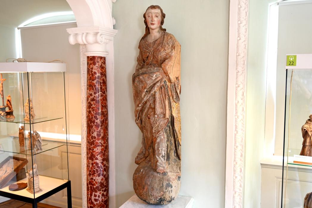 Immaculata, Bonndorf (Überlingen), Kirche St. Pelagius, jetzt Überlingen, Städtisches Museum, Kleiner Barocksaal, 18. Jhd., Bild 2/3