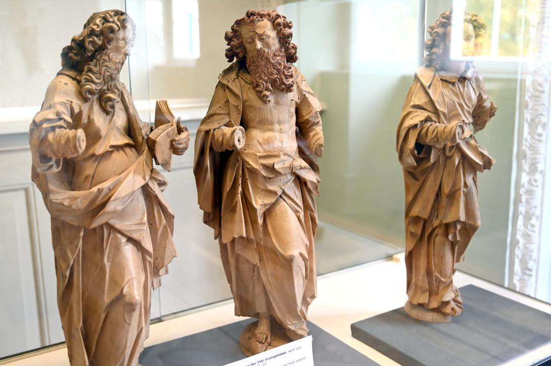 Michael Zürn der Ältere (1614–1650), Statuetten der Vier Evangelisten, Überlingen, Städtisches Museum, Kleiner Barocksaal, 1620–1625, Bild 5/7