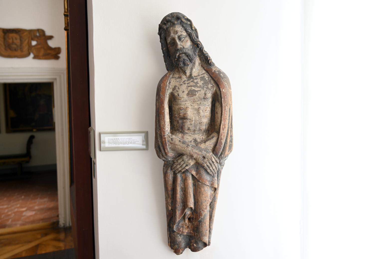 Christus im Grab, Überlingen, Städtisches Museum, Gotisches Zimmer, 16. Jhd.