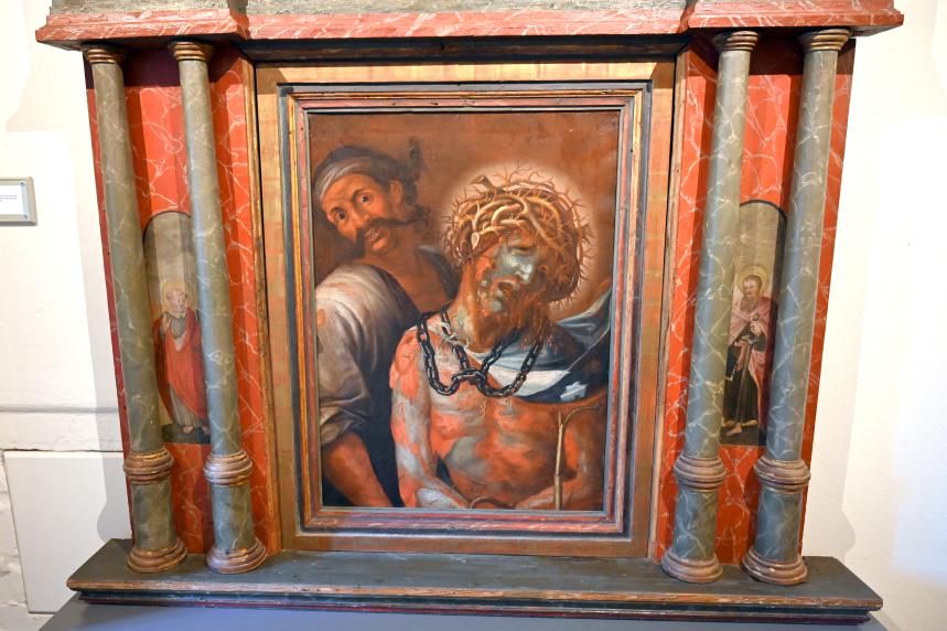 Renaissancealtar, Schwende (Herdwangen-Schönach), Kapelle St. Sebastian, jetzt Überlingen, Städtisches Museum, Krippenraum, 1593–1601, Bild 3/4