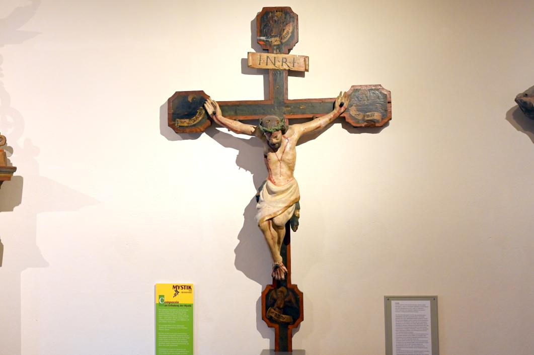 Kruzifix, Überlingen, Städtisches Museum, Krippenraum, 2. Viertel 14. Jhd.
