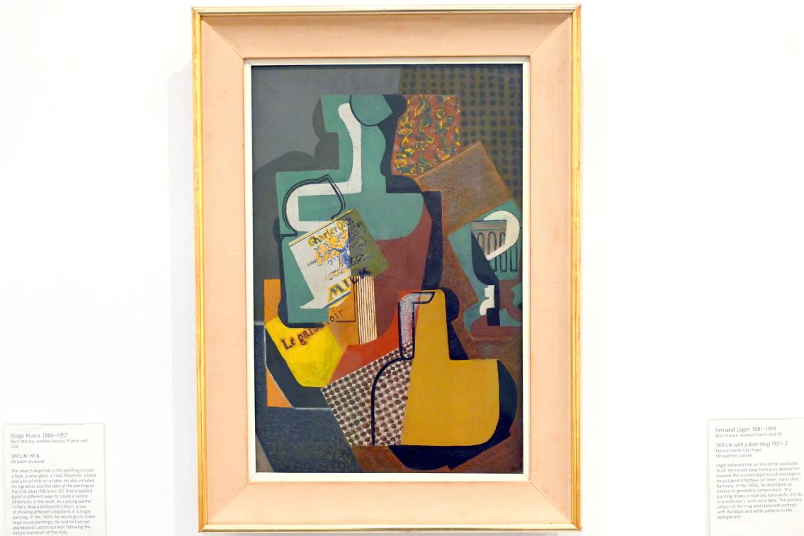 Diego Rivera (1912–1916), Stillleben, London, Tate Gallery of Modern Art (Tate Modern), Media Networks 2, 1916