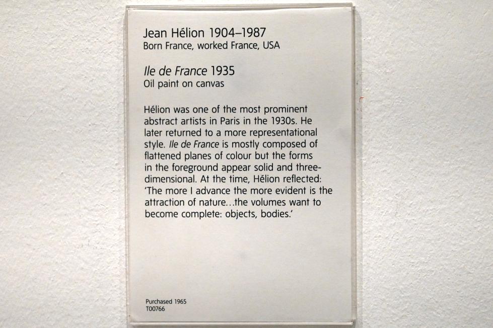 Jean Hélion (1933–1951), Ile de France, London, Tate Gallery of Modern Art (Tate Modern), Media Networks 2, 1935, Bild 2/2
