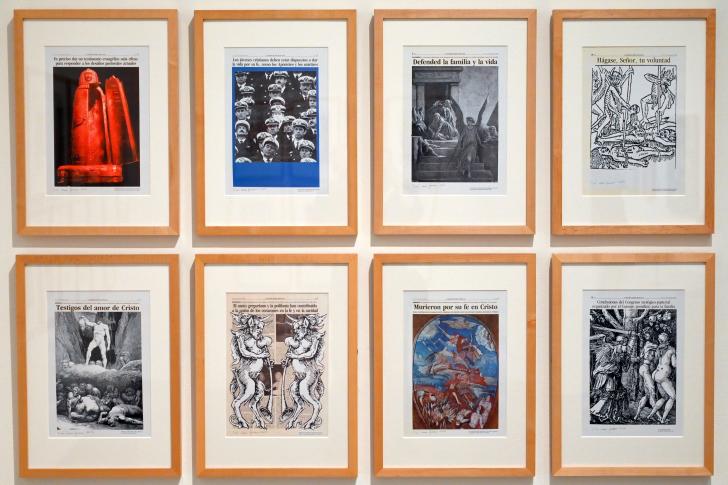 León Ferrari (2007), L’Osservatore Romano 2001, London, Tate Gallery of Modern Art (Tate Modern), Media Networks 3, 2007, Bild 2/4