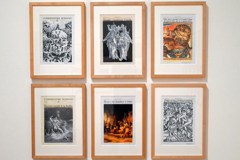 León Ferrari (2007), L’Osservatore Romano 2001, London, Tate Gallery of Modern Art (Tate Modern), Media Networks 3, 2007, Bild 3/4