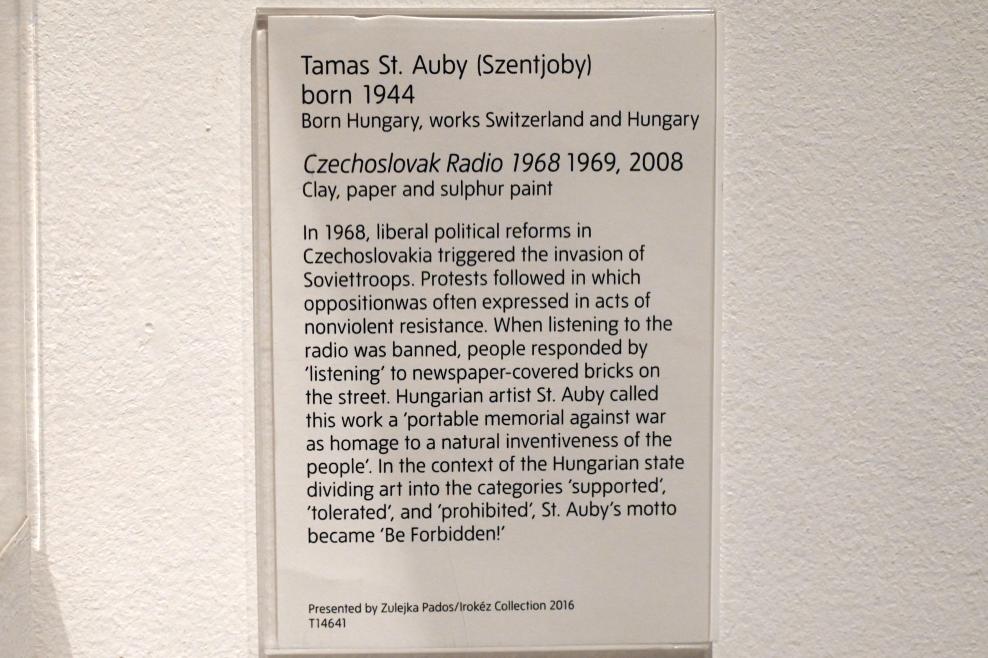 Tamás St. Turba (Tamás St. Auby) (1968), Tschechoslowakisches Radio, London, Tate Gallery of Modern Art (Tate Modern), Media Networks 9, 1968–1969, Bild 4/4