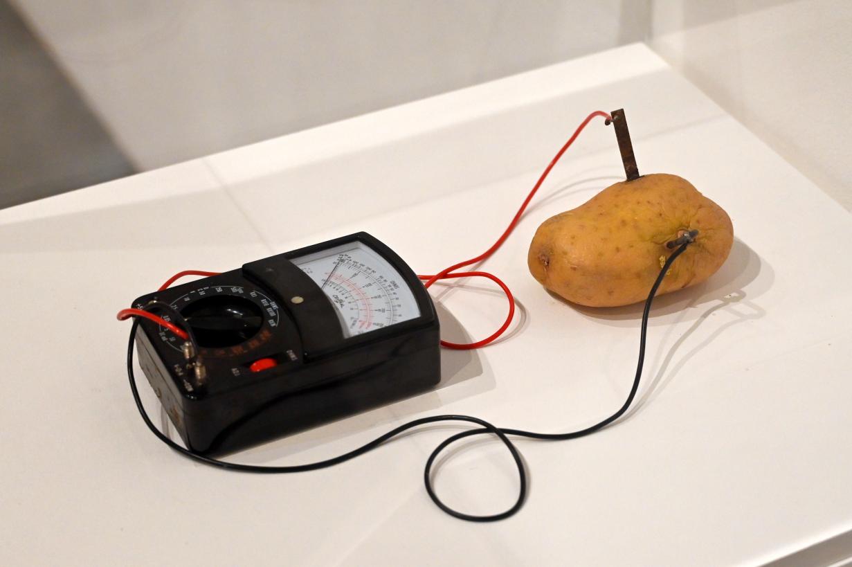 Víctor Grippo (1972), Energie einer Kartoffel (oder Ohne Titel oder Energie), London, Tate Gallery of Modern Art (Tate Modern), Media Networks 9, 1972, Bild 3/4