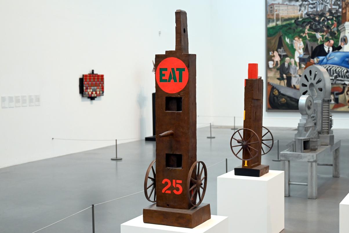 Robert Indiana (Robert Clark) (1960–1966), Eat 1960-2, London, Tate Gallery of Modern Art (Tate Modern), Media Networks 12, 1960, Bild 2/4
