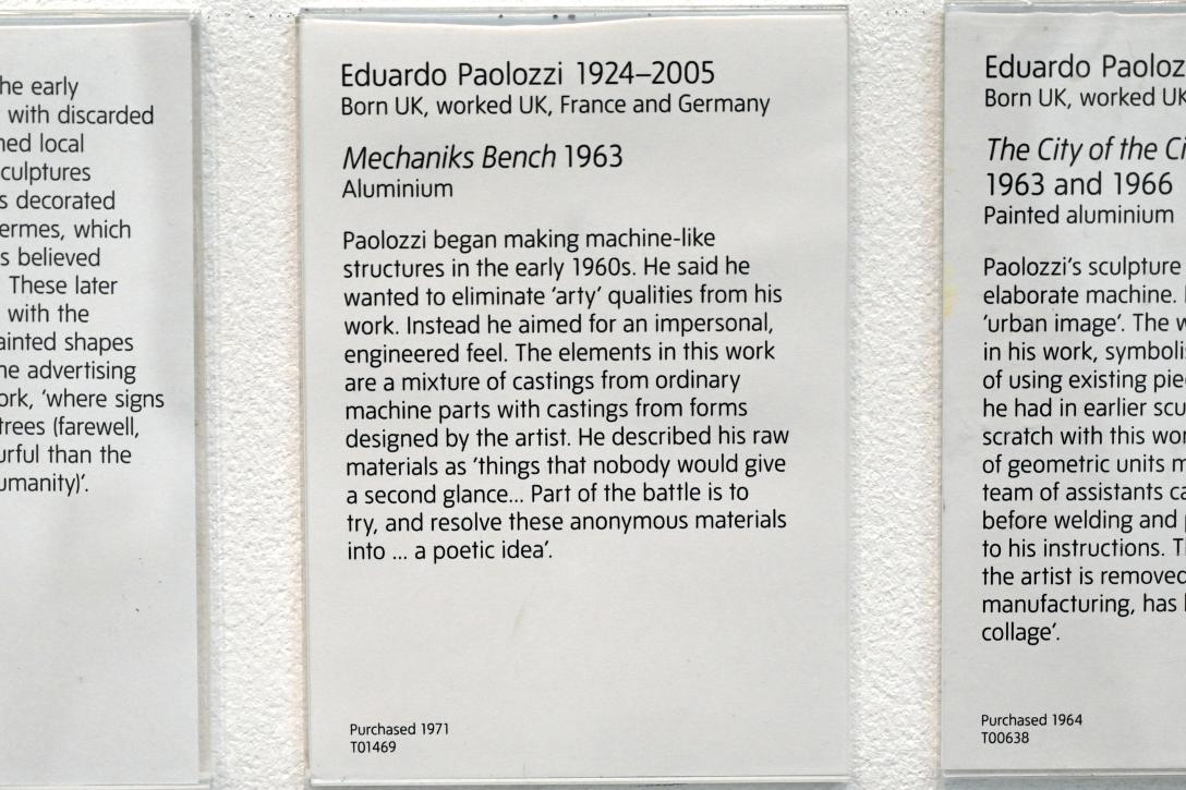Eduardo Paolozzi (1963–1975), Mechanikerbank, London, Tate Gallery of Modern Art (Tate Modern), Media Networks 12, 1963, Bild 4/4