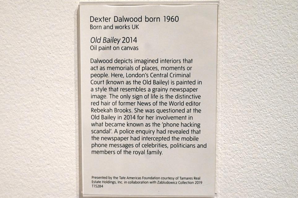 Dexter Dalwood (2004–2014), Stern, London, Tate Gallery of Modern Art (Tate Modern), Media Networks 11, 2004, Bild 2/2
