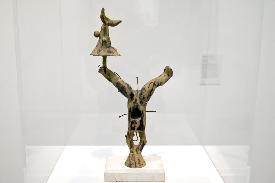 Joan Miró (1917–1970), Der Seiltänzer, London, Tate Gallery of Modern Art (Tate Modern), Materials and Objects 2, 1970
