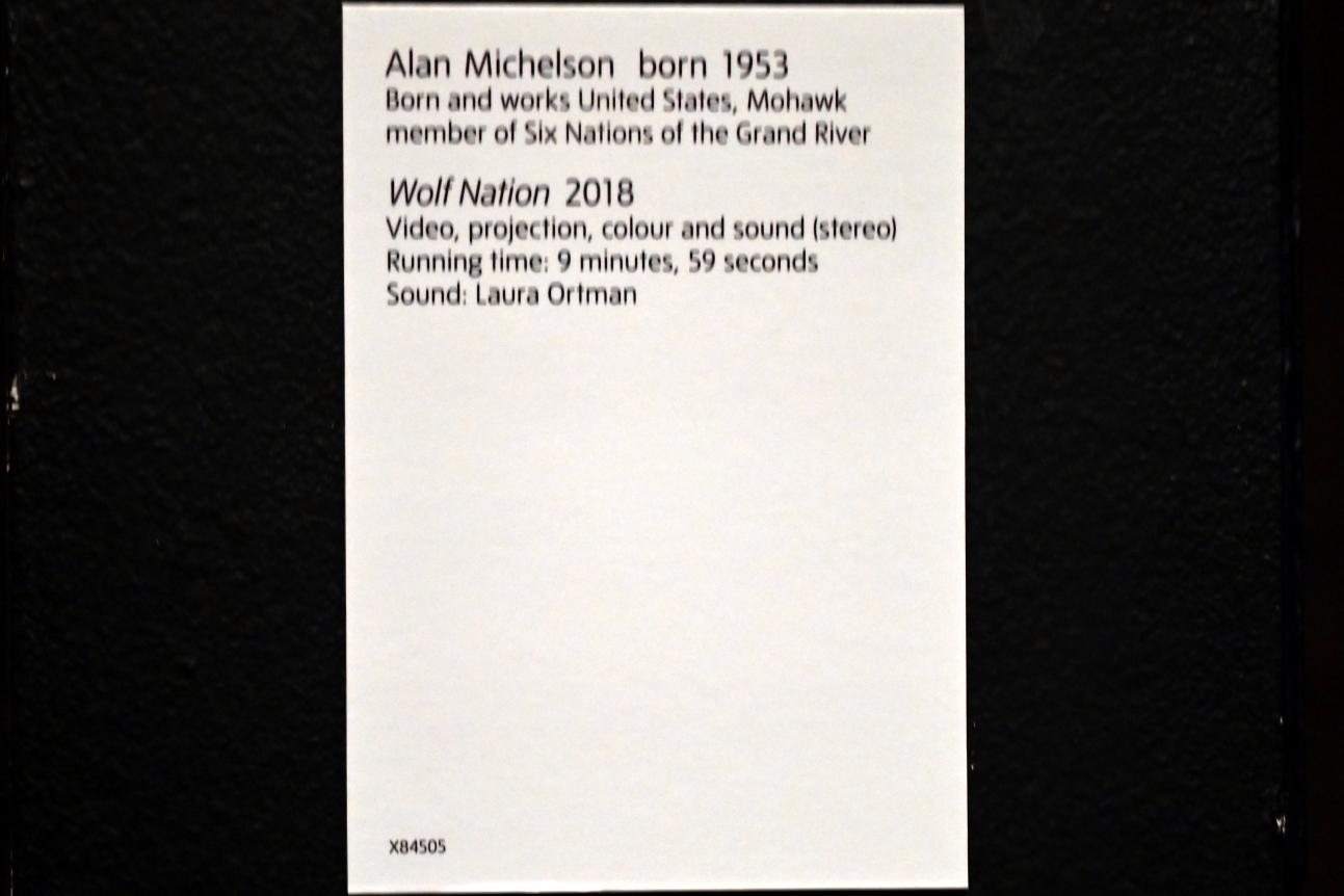 Alan Michelson (2018), Wolfsnation, London, Tate Gallery of Modern Art (Tate Modern), The Tanks, 2018, Bild 4/5
