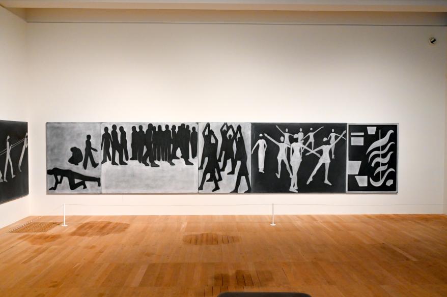 Silke Otto-Knapp (2018), Eine aufeinander folgende Reihe von Bildern, London, Tate Gallery of Modern Art (Tate Modern), Performer and Participant 2, 2018, Bild 3/4