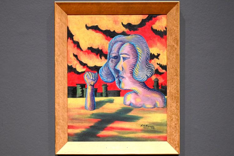 Hernando R. Ocampo (1939), Düster, London, Tate Modern, Ausstellung "Surrealism Beyond Borders" vom 24.02.-29.08.2022, Saal 3, 1939