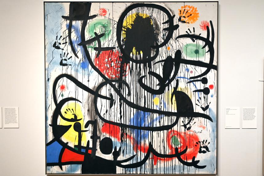 Joan Miró (1917–1970), Mai 68, London, Tate Modern, Ausstellung "Surrealism Beyond Borders" vom 24.02.-29.08.2022, Saal 3, 1968–1973