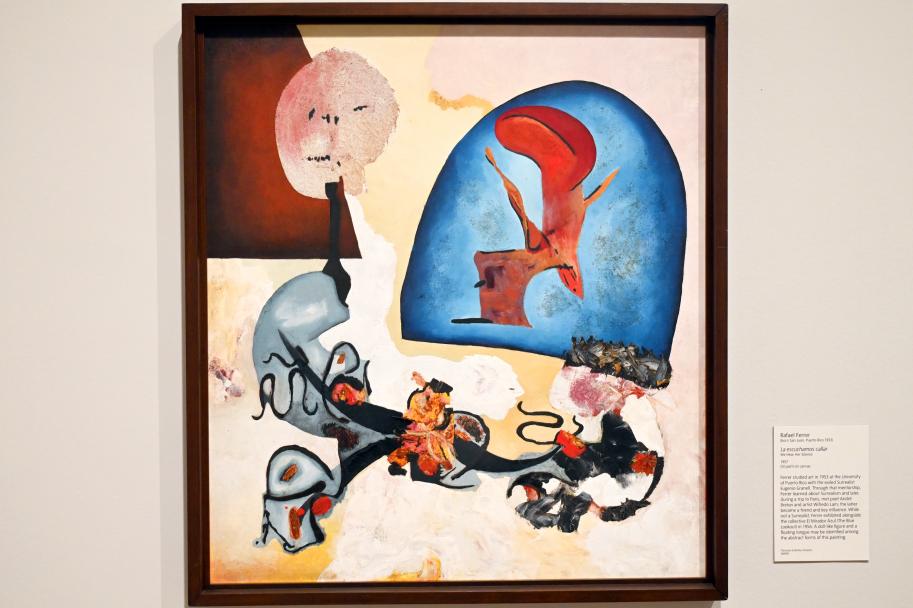 Rafael Ferrer (1957), Wir hören ihr Schweigen, London, Tate Modern, Ausstellung "Surrealism Beyond Borders" vom 24.02.-29.08.2022, Saal 7, 1957