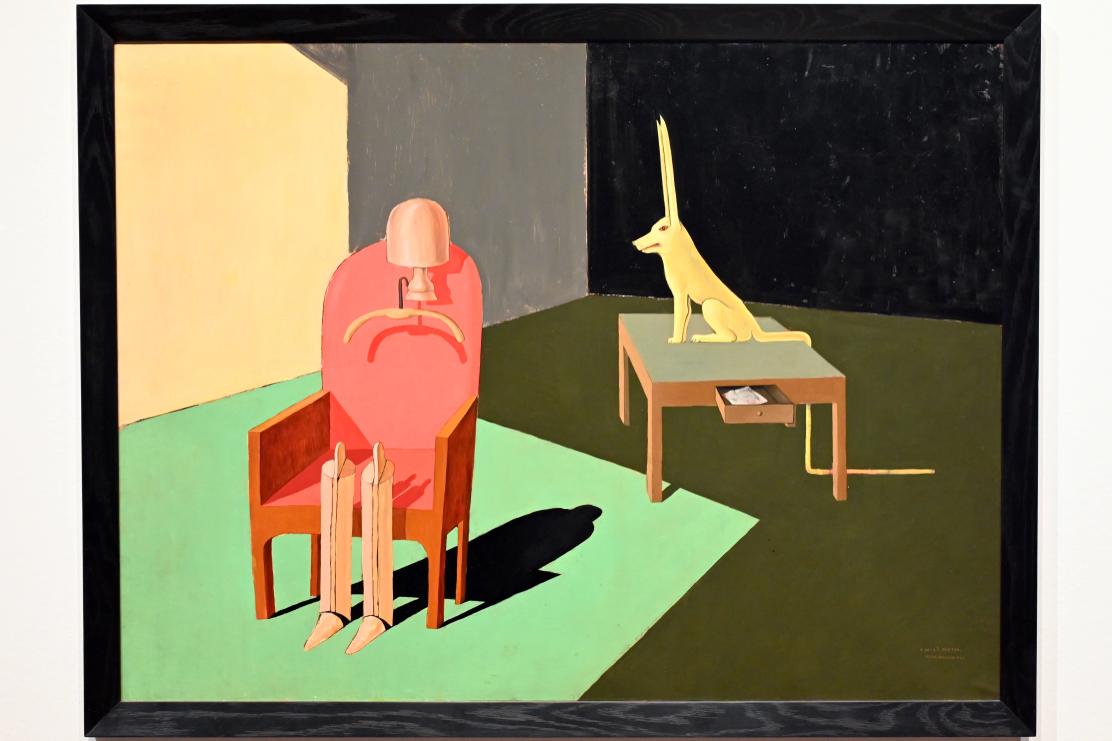 Victor Brauner (1930–1963), Wir sind verraten, London, Tate Modern, Ausstellung "Surrealism Beyond Borders" vom 24.02.-29.08.2022, Saal 9, 1934