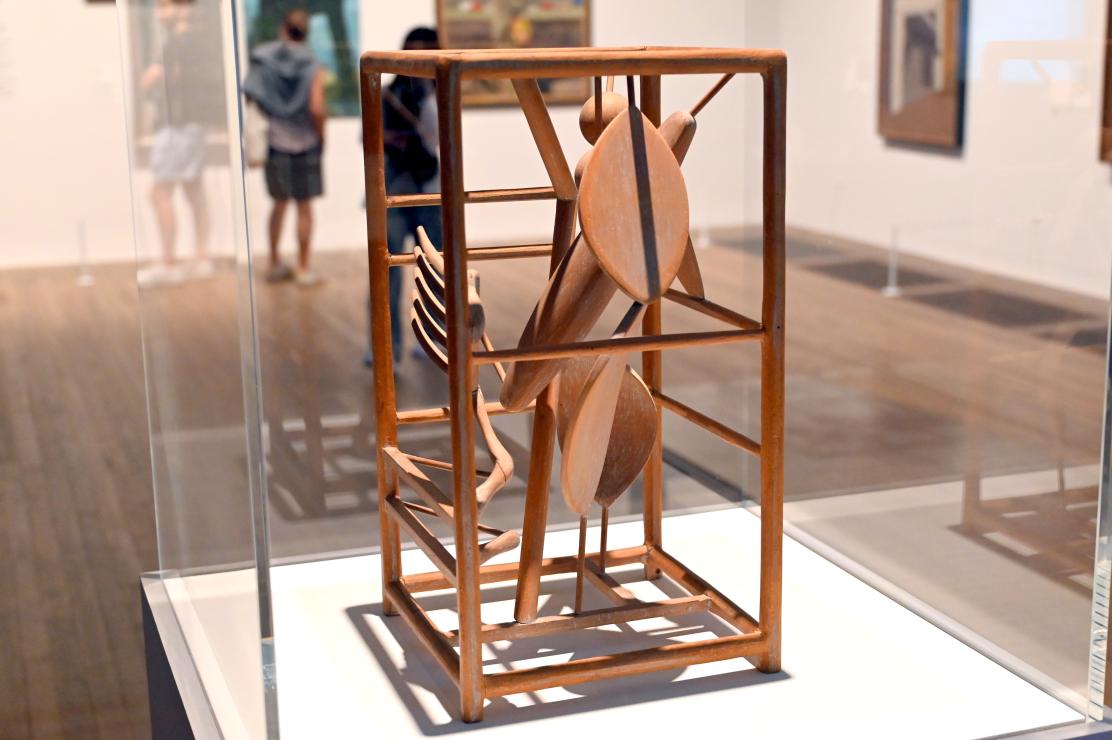 Alberto Giacometti (1914–1965), Käfig, London, Tate Modern, Ausstellung "Surrealism Beyond Borders" vom 24.02.-29.08.2022, Saal 9, 1930–1931, Bild 3/5