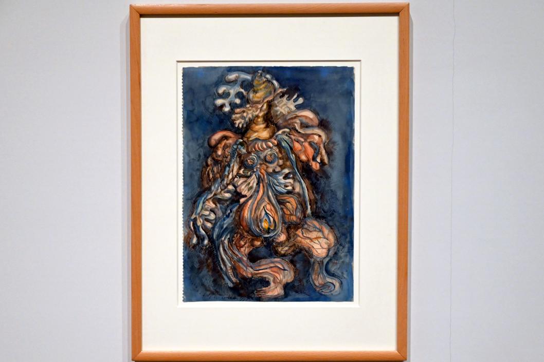 Amy Nimr (1940), Ohne Titel (Anatomischer Leichnam), London, Tate Modern, Ausstellung "Surrealism Beyond Borders" vom 24.02.-29.08.2022, Saal 10, 1940