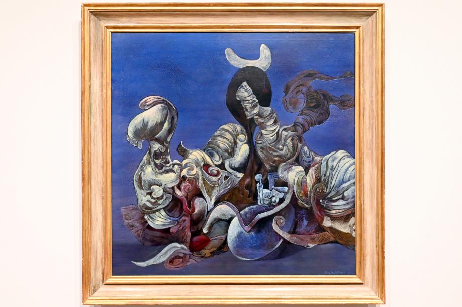 Kurt Seligmann (1956), Surreale Komposition, London, Tate Modern, Ausstellung "Surrealism Beyond Borders" vom 24.02.-29.08.2022, Saal 11, 1956