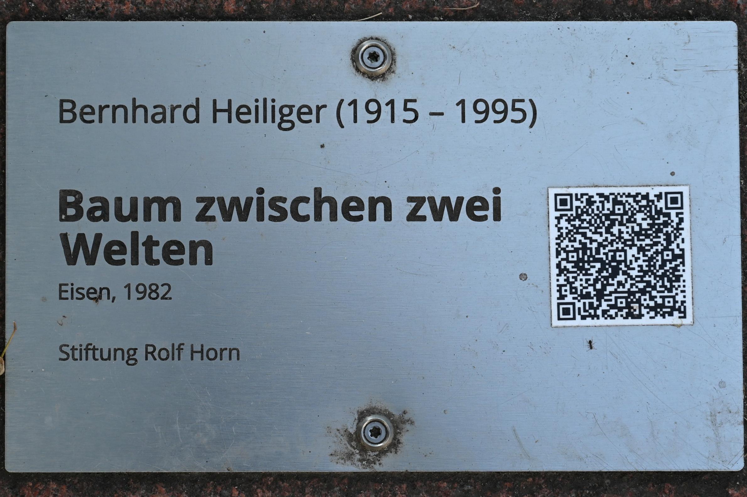 Bernhard Heiliger (1965–1983), Baum zwischen zwei Welten, Schleswig, Landesmuseum für Kunst und Kulturgeschichte, Außenbereich, 1982, Bild 4/4