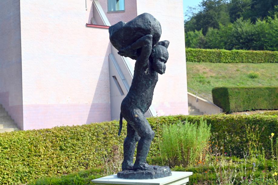 Jörg Immendorff (1965–2007), Caspar David Friedrich, Schleswig, Landesmuseum für Kunst und Kulturgeschichte, Außenbereich, 2002, Bild 2/2