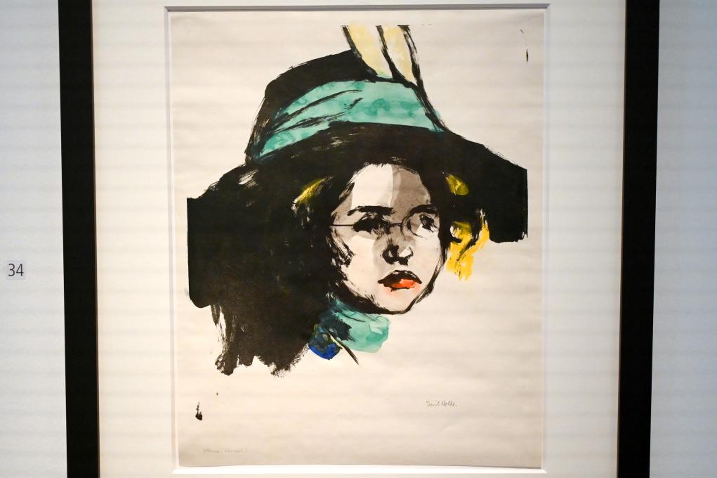 Emil Nolde (1903–1946), Johanna, Schleswig, Landesmuseum für Kunst und Kulturgeschichte, Sammlung Rolf Horn, 1911, Bild 2/2