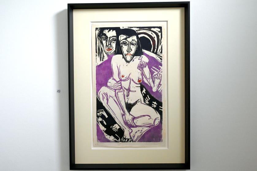 Ernst Ludwig Kirchner (1904–1933): Melancholisches Mädchen, 1922