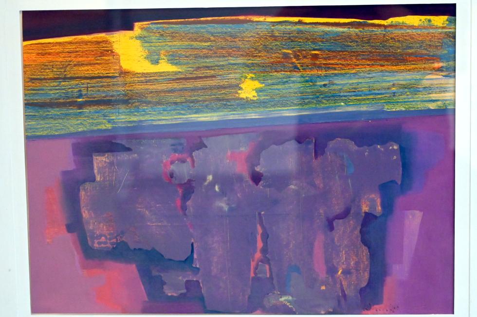 Eberhard Oertel (1966–1995), Landschaftsfragment, Schleswig, Landesmuseum für Kunst und Kulturgeschichte, Galerie der Klassischen Moderne, 1966, Bild 2/3