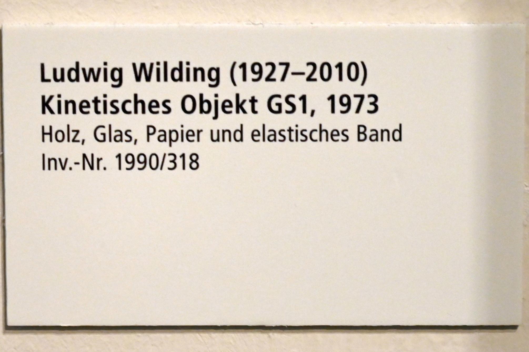 Ludwig Wilding (1973–1993), Kinetisches Objekt GS1, Schleswig, Landesmuseum für Kunst und Kulturgeschichte, Galerie der Klassischen Moderne, 1973, Bild 5/5