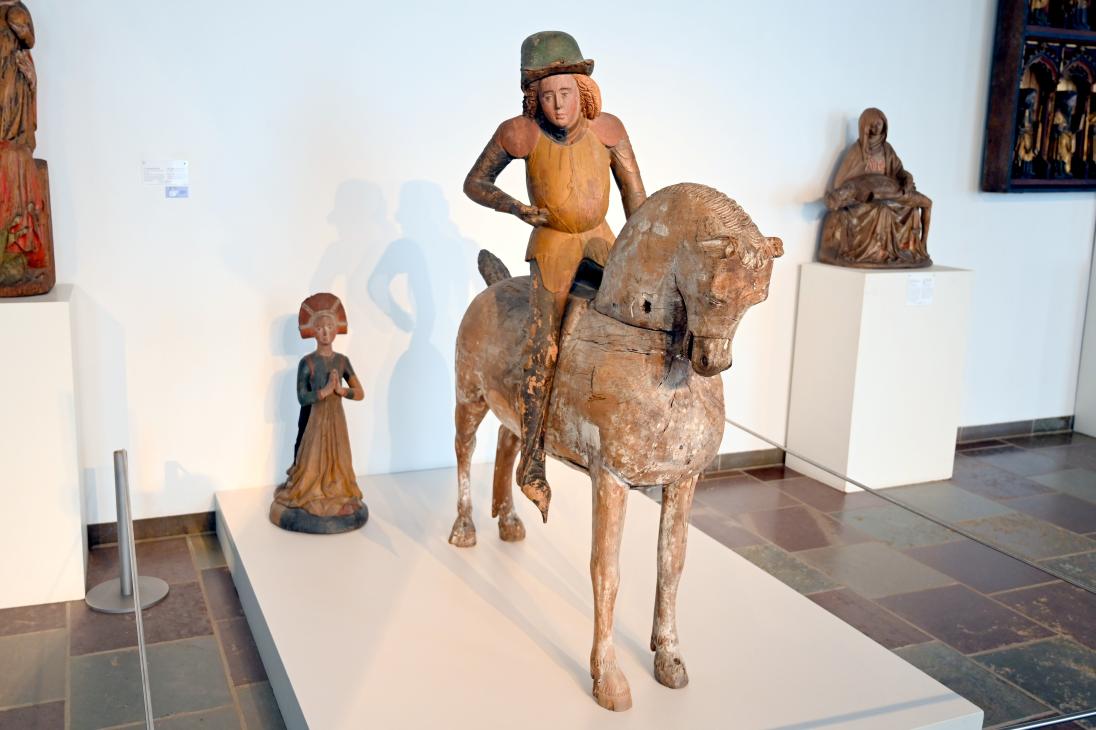 St. Georgsgruppe, Nordhackstedt, St.-Jürgen-Kirche, jetzt Schleswig, Landesmuseum für Kunst und Kulturgeschichte, Saal 1, um 1440, Bild 2/5