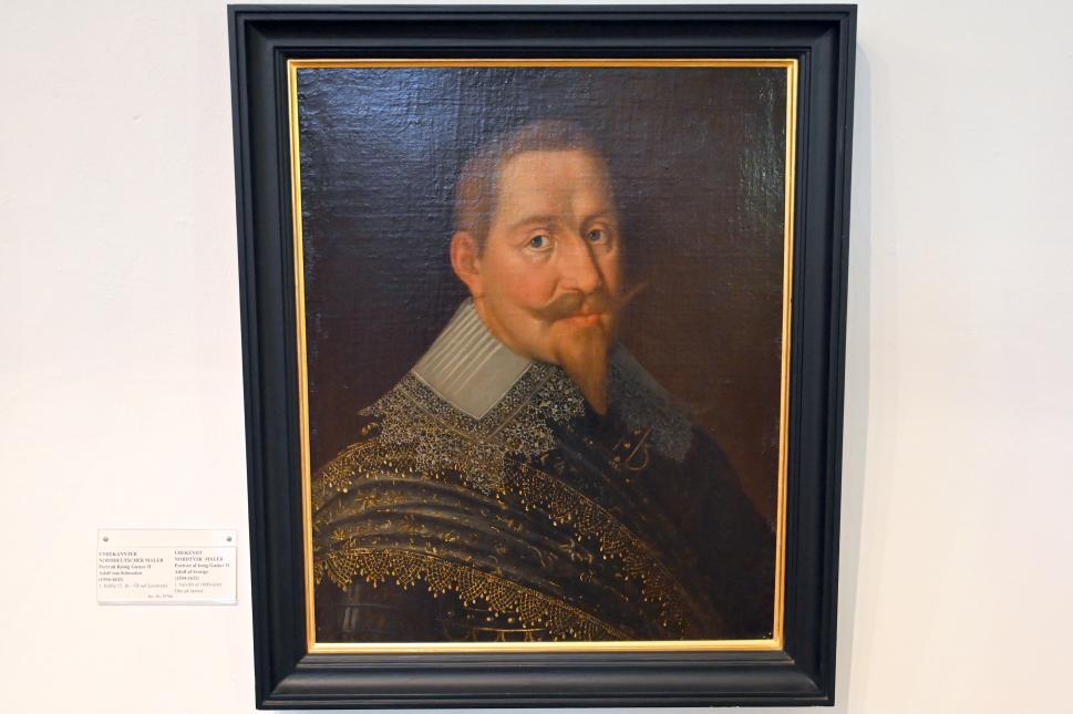 Portrait König Gustav II Adolf von Schweden (1594-1632), Schleswig, Landesmuseum für Kunst und Kulturgeschichte, Saal 12, 1. Hälfte 17. Jhd.