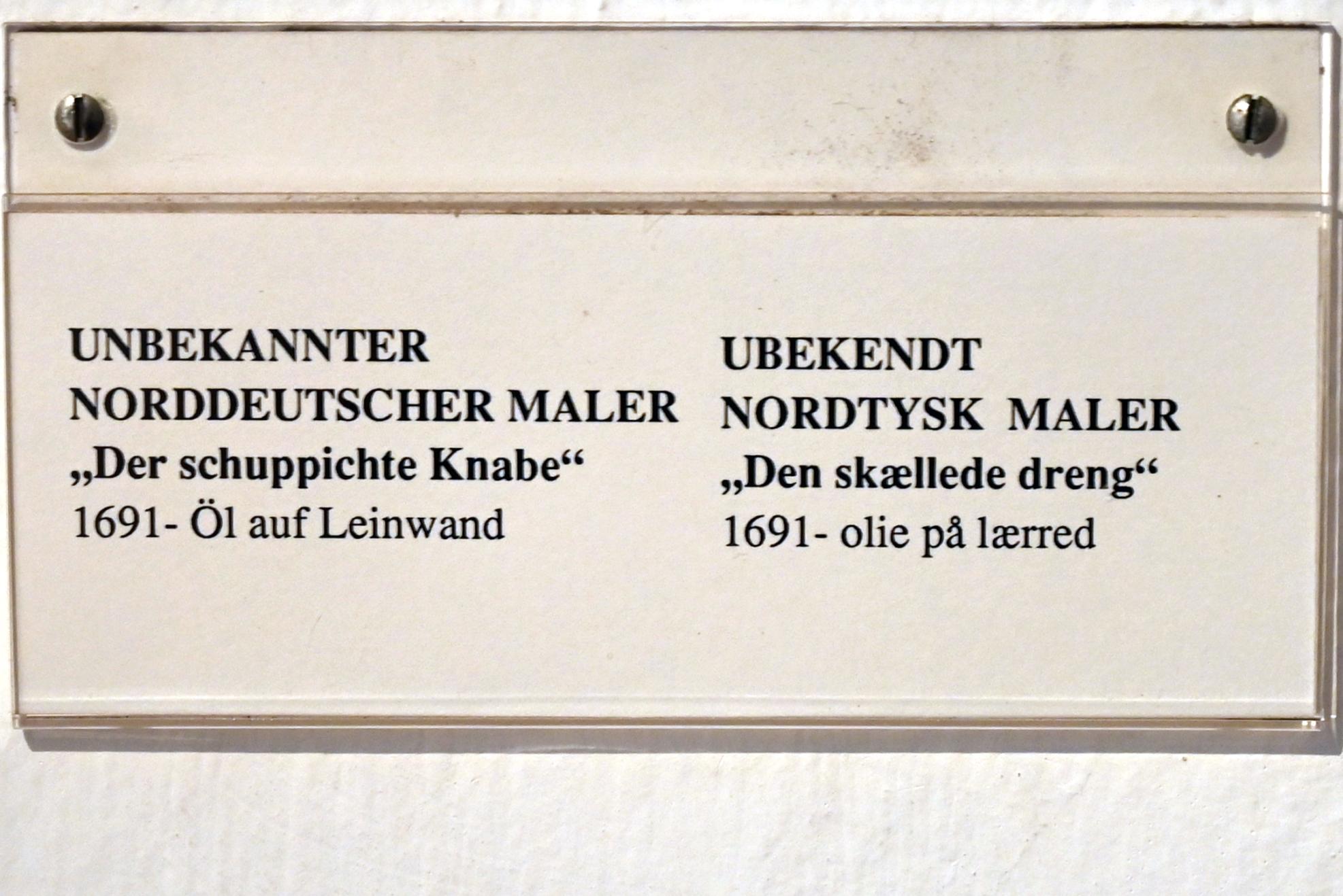 "Der schuppichte Knabe", Schleswig, Landesmuseum für Kunst und Kulturgeschichte, Saal 12, 1691, Bild 2/2