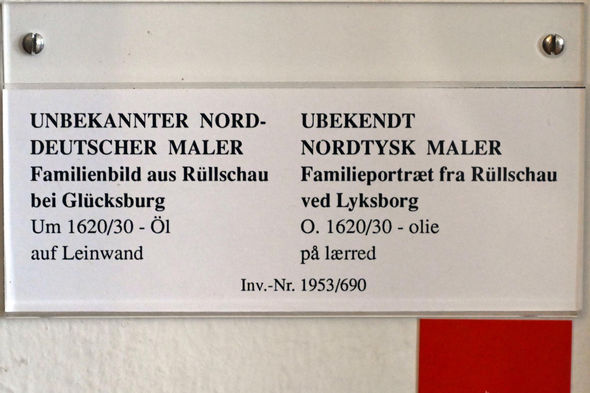 Familienbild aus Rüllschau bei Glücksburg, Schleswig, Landesmuseum für Kunst und Kulturgeschichte, Saal 18, um 1620–1630, Bild 2/2