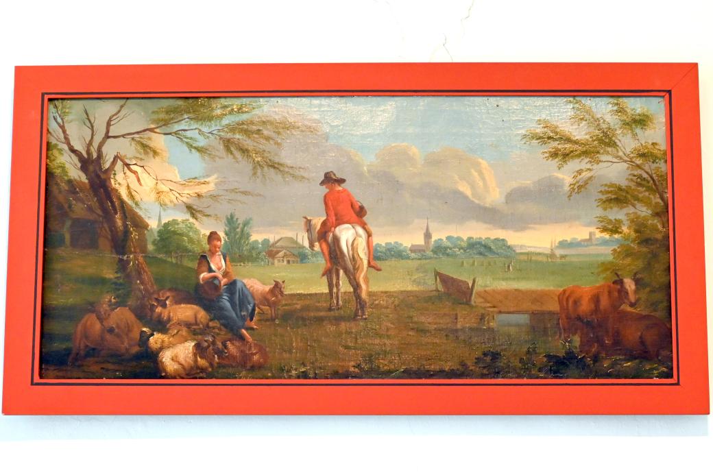 Drei Teile einer Wandvertäfelung, Schleswig, Landesmuseum für Kunst und Kulturgeschichte, Saal 28, um 1760, Bild 2/4