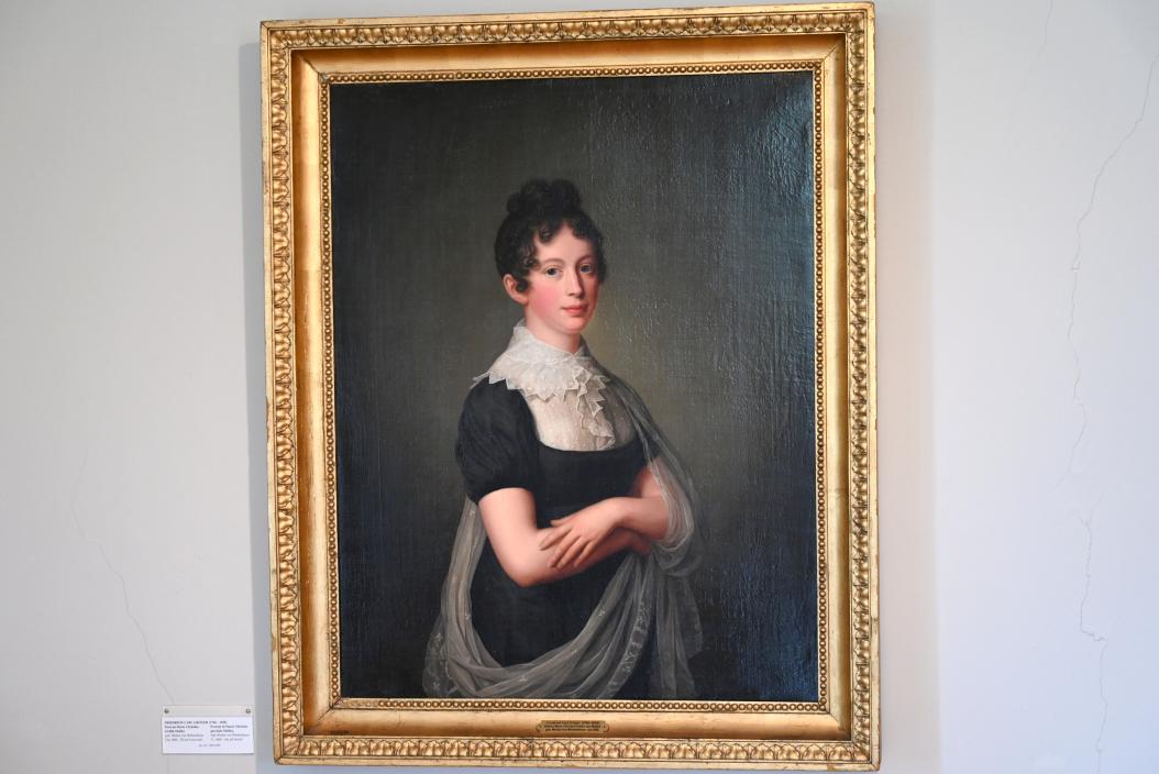 Friedrich Carl Gröger (1800–1835): Portrait Marie Christine Gräfin Moltke, um 1806